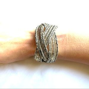 Braid and Bead Bracelet